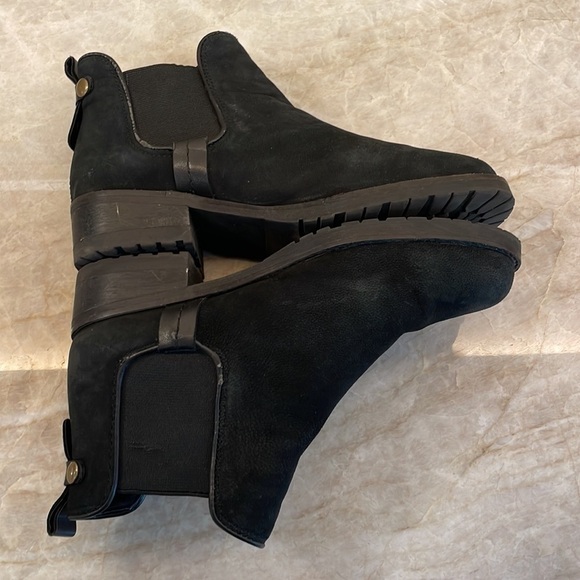 Steve Madden Graahan Suede Black Ankle Booties Size 6.5 - Picture 5 of 12